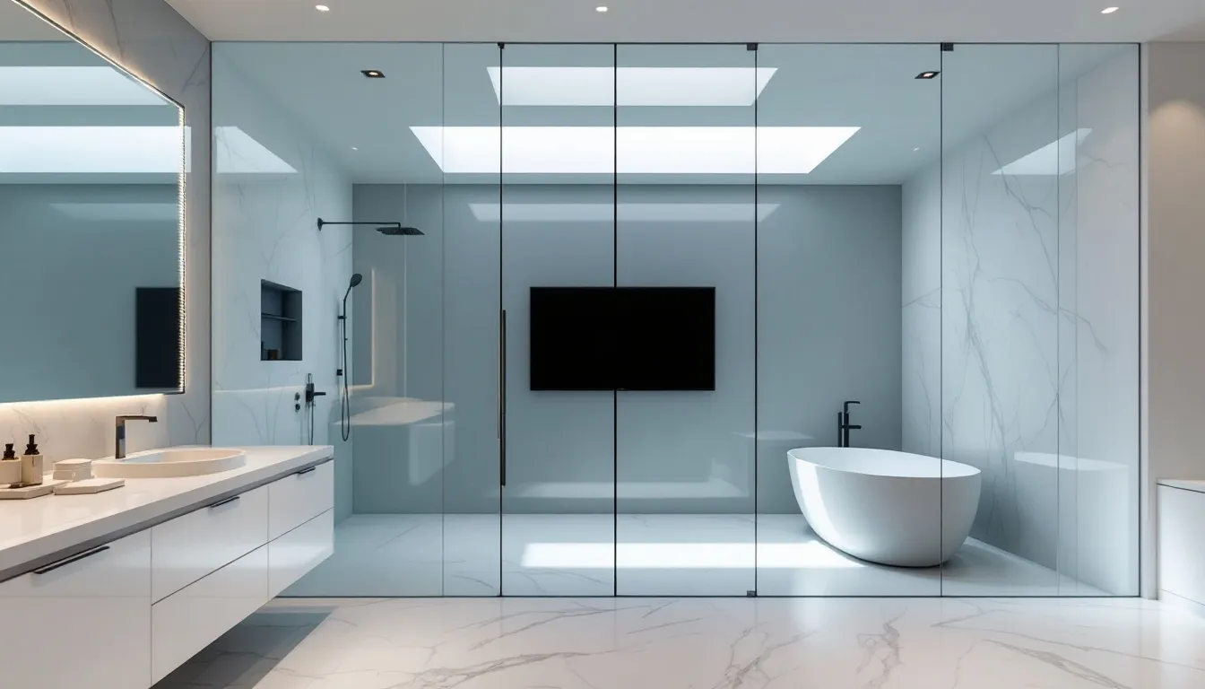glass door Dallas